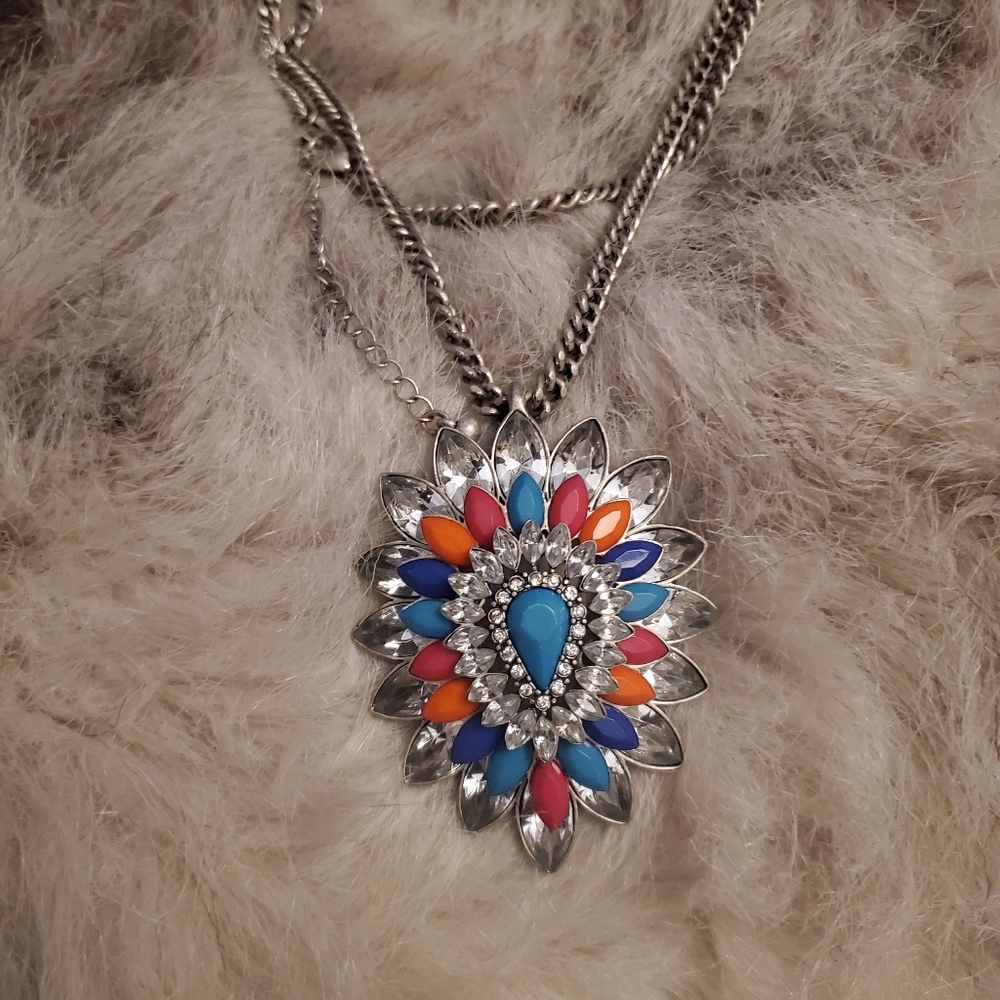 Jeweled Statement Necklace